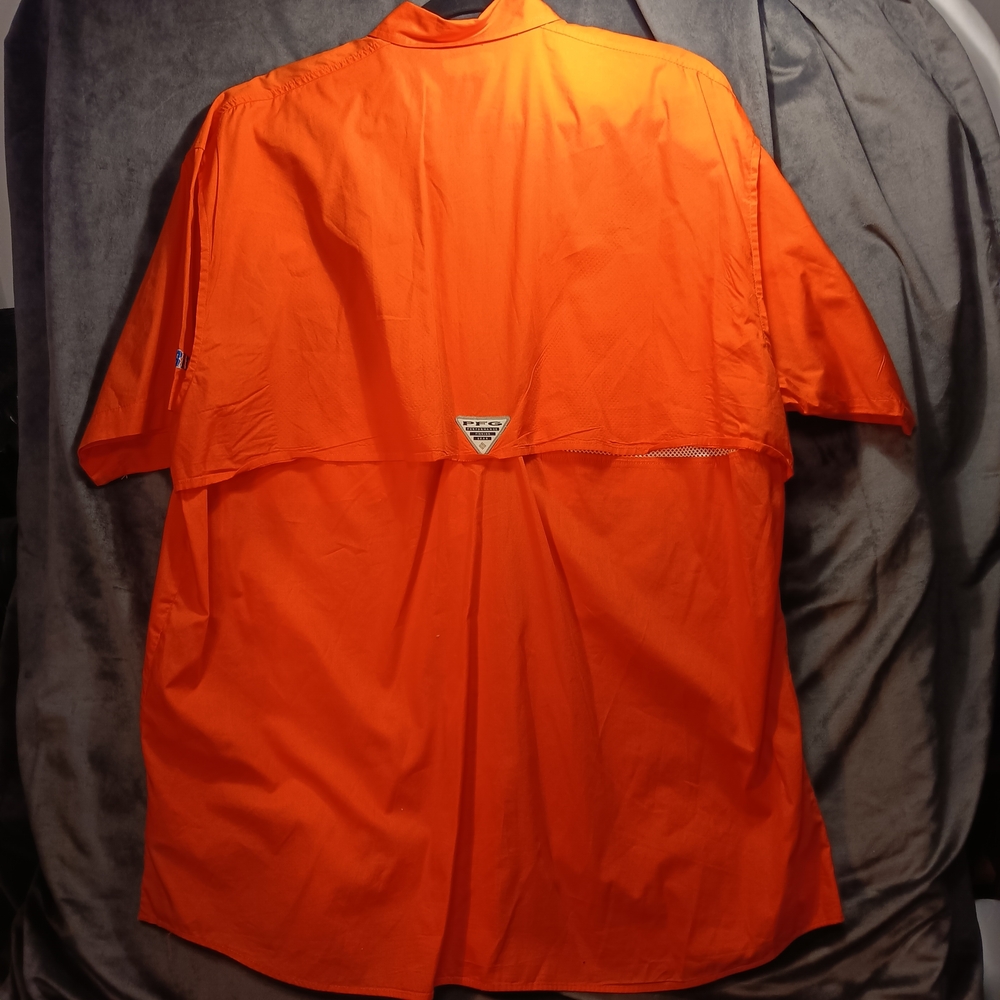 Columbia Men's Gators Orange Casual Button Down Shirt Cotton Large - Picture 8 of 9
